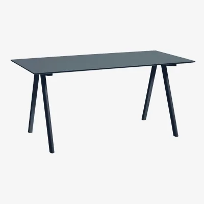 Nordic Nest HAY CPH10 2.0 desk 80x160 cm Smokey blue linoleum-Deep blue