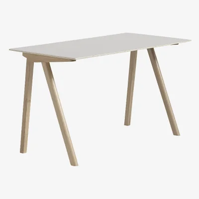 Nordic Nest HAY CPH90 2.0 desk 65x130 cm Off white linoleum-lacq. oak