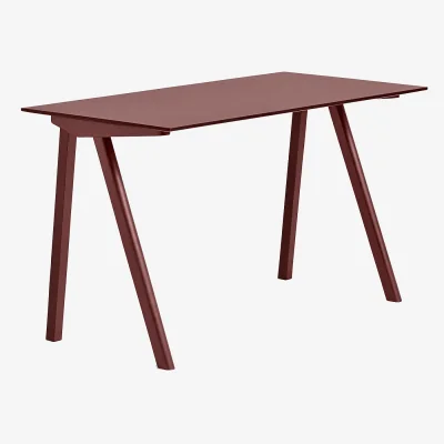 Nordic Nest HAY CPH90 2.0 desk 65x130 cm Burgundy linoleum-Bordeaux