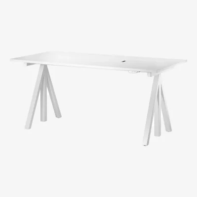 Nordic Nest Works Works base for desk White height-adjustable