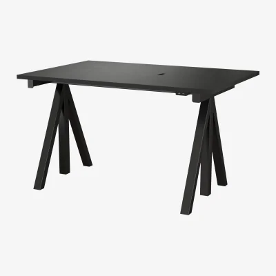 Nordic Nest Works Works height-adjustable desk black 78x120 cm