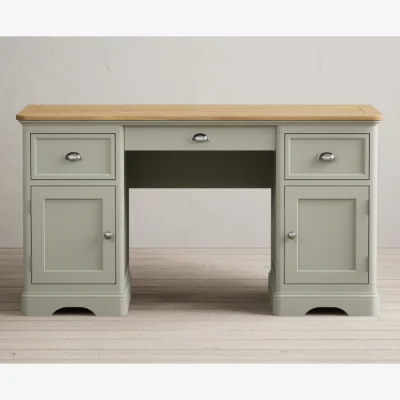 Oak&More Bridstow Soft Green Painted Computer Desk