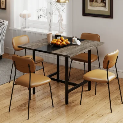 The Range Square Conference Table Computer Desk - Grey