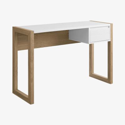 The Range Kentmere 1 Drawer Computer Desk - OakWhite - White
