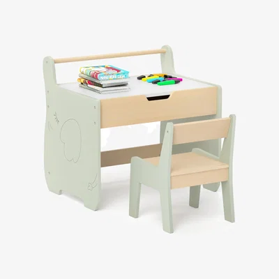 The Range Toddler Activity Desk and Chair Set - Green