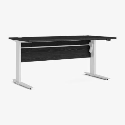 The Range Prima 150cm Desk with Adjustable Legs - Black