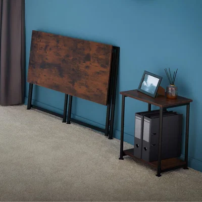 The Range Folding Table Paterson - Industrial Dark