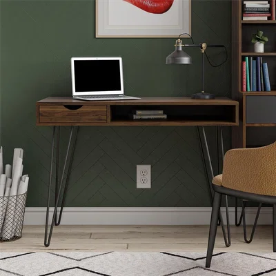 The Range NG Concord Desk with Storage - Walnut