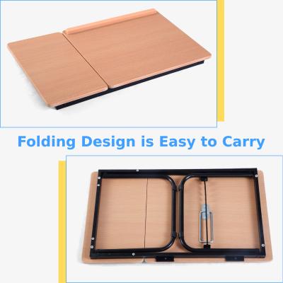 The Range Costway Laptop Table Notebook Table Notebook Stand - Natural