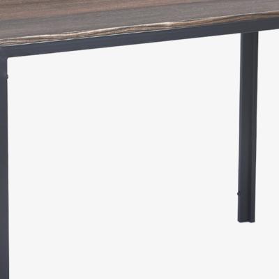 The Range Rectangle Dining Office Computer Desk Study Wood Table Metal Frame - Wood