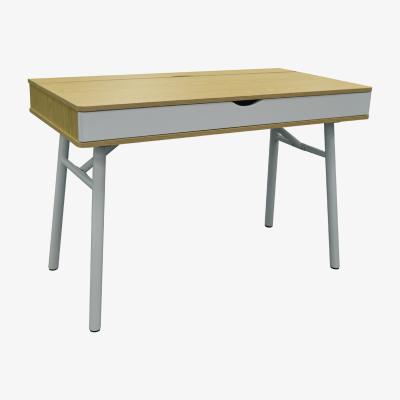 The Range Modern Retro Hideaway Office Desk  Computer Workstation - Oak  White - Oak / White
