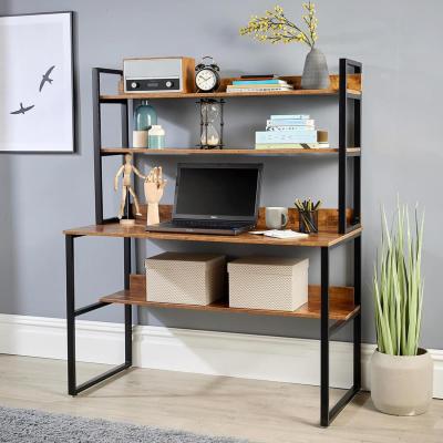 The Range Urban Industrial 3 Shelf Computer Desk - Rustic