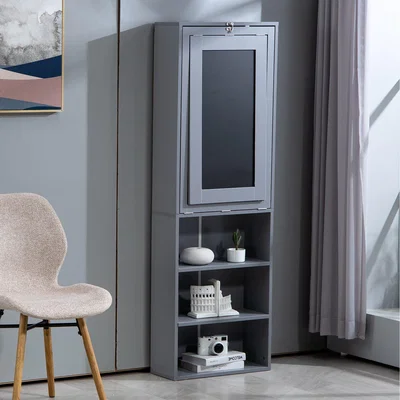 The Range WestWood Desk With Shelves - Grey