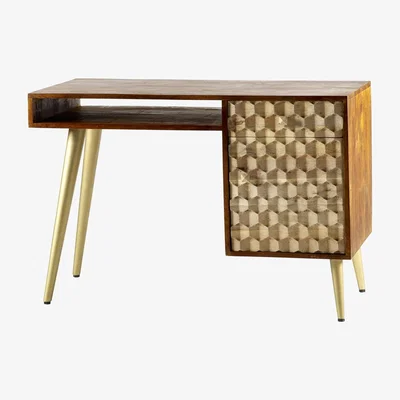 The Range CNC Retro Computer Desk - Two-Tone