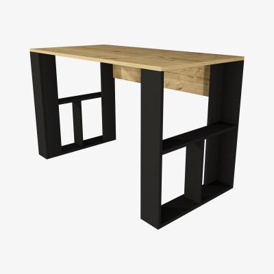 The Range Ocean Computer Desk with Shelves - Sapphire & Black