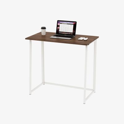 The Range Compact Folding Computer Desk - Brown