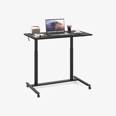 The Range C-Shaped Sit Stand Desk - Black