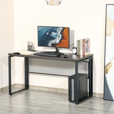 The Range Computer Desk with Storage - Rustic brown