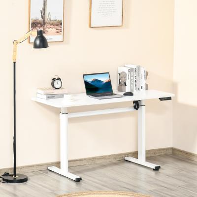 The Range Electric Height Adjustable Standing Desk - White