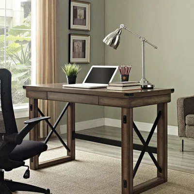 The Range Wildwood Desk - Rustic Grey