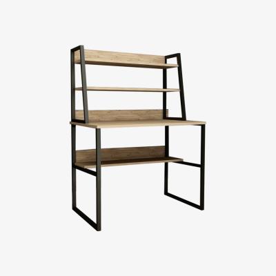 The Range Mari Shelved Computer Desk - Walnut