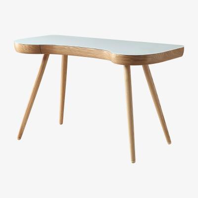 The Range Executive Curve Desk - Oak
