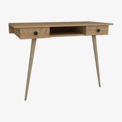 The Range Denas Computer Desk with Drawers - Sapphire Oak