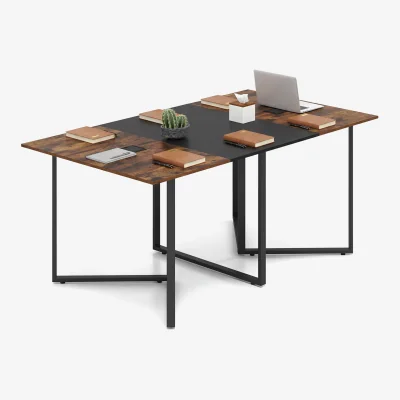 The Range Industrial Conference Table - Brown