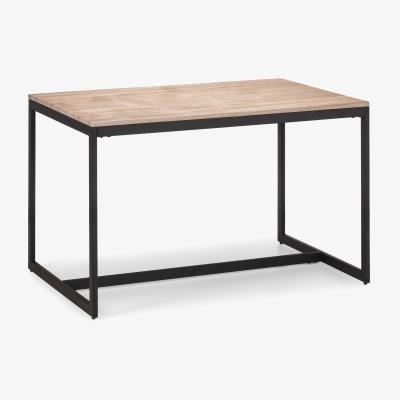 The Range Tribeca Table - Black/Sonoma Oak