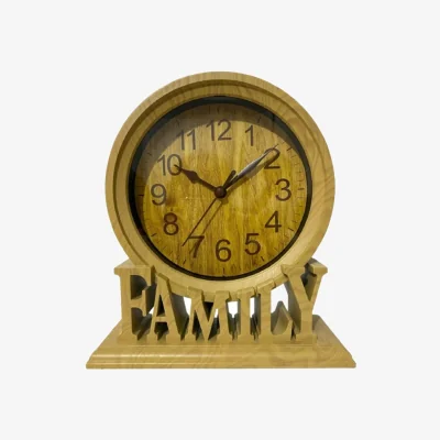 The Range Vintage Family Non Ticking Desk Clock Retro Mantel Clocks Brown - Brown