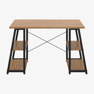 The Range Kensington Desk With 4 Shelves - Oak