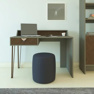 The Range Linea Computer Desk - Galaxy and Vintage Pattern
