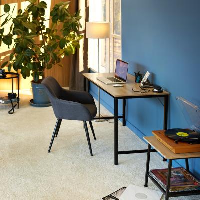 The Range Office Study Desk Jenkins - Industrial Wood Light, Oak Sonoma / 80cm