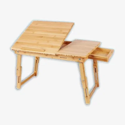 The Range Bamboo Laptop Desk Stand with Tray  - Natural