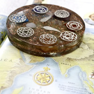 The Range Orgonite Desk Power Packs Angel Chakra Large Multicolor - Multicolor