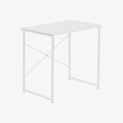 The Range Small Wooden and Metal Office Computer Desk - Full White