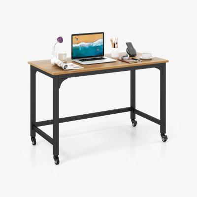 The Range 120cm Rolling Computer Desk - Brown