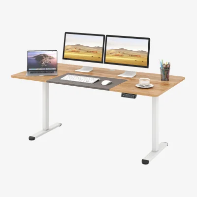 The Range Electric Standing Desk - Natural