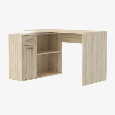 The Range Link Office Desk - Light Oak