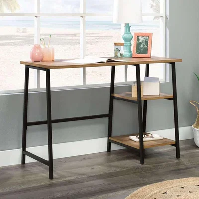 The Range Industrial Style Bench Desk Sindoori Mango  - Sindoori Mango