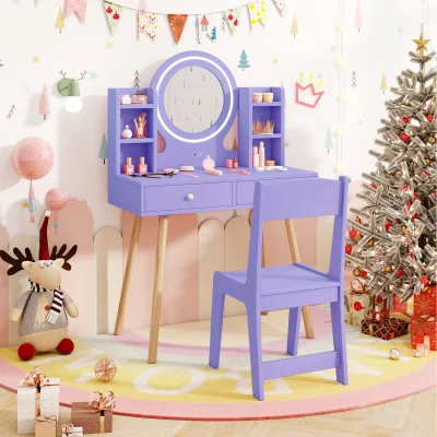 The Range Princess Vanity Desk Set - Purple