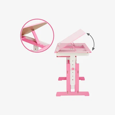 The Range Writing Desk With Drawer - Pink