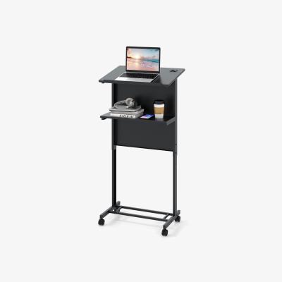 The Range 3-Position Height Adjustable Lectern Table - Black