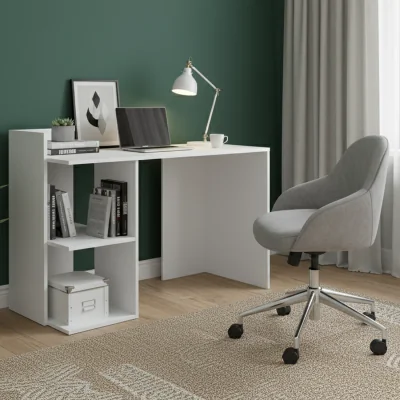The Range Computer Desk Shefa Line Iris - White