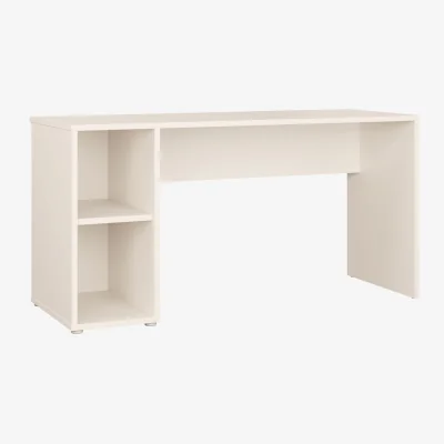 The Range Alice Springs Desk with Open Shelf Storage in Sand - Sand