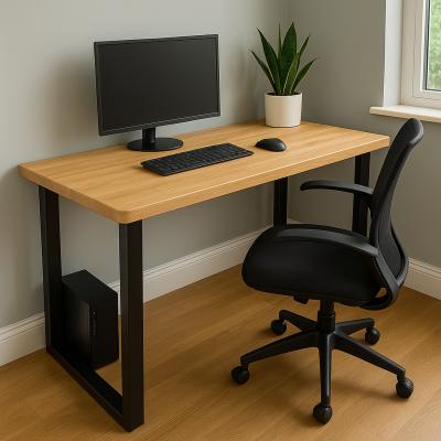 The Range Solid Oak Staved Desk - Oak / 80cm / 170cm