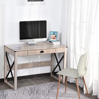 The Range Computer Desk Writing Desk with one Drawer  - Black