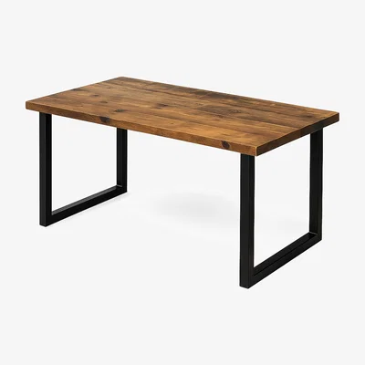 The Range Dark Oak Rustic Office Desk - Dark Oak / 70cm / 100cm