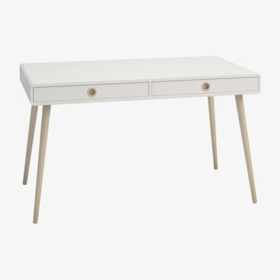 The Range Steens Softline Wide Desk - White