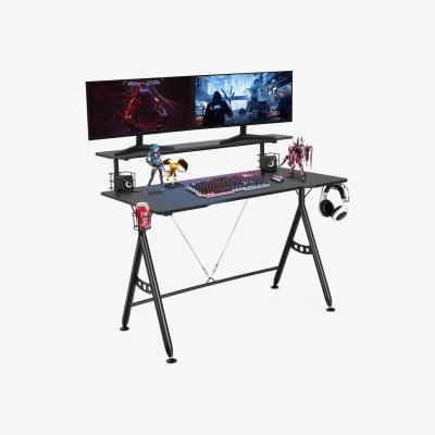 The Range Costway Y-Shaped Ergonomic Computer Gaming Desk - Black